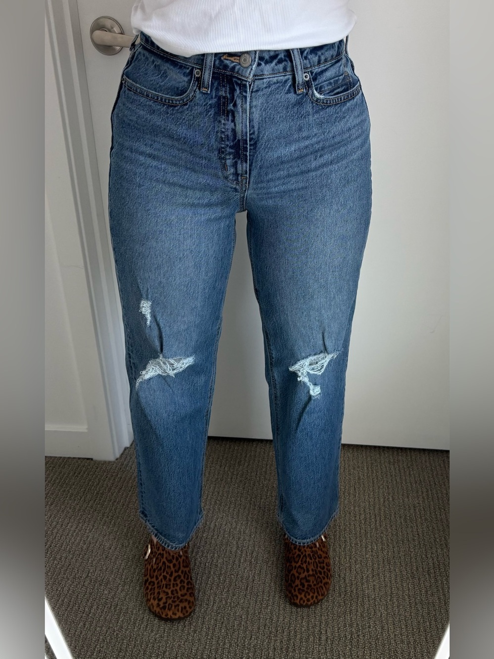 Old Navy Curvy Sky-Hi Wide Leg Jeans Size 0